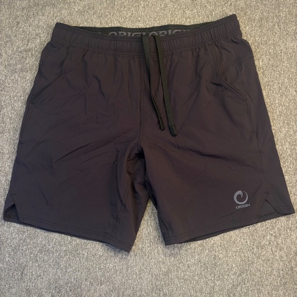 ORIGIN Made in USA Mens XL Black Training Workout Athletic Shorts Jiu-Jitsu - Picture 1 of 11